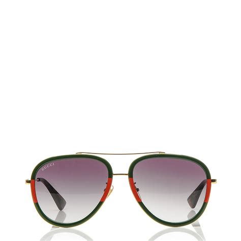 gucci sunglasses red and green